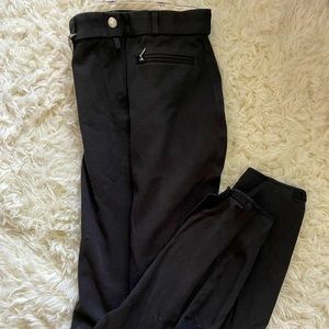 Pikeur black horseback riding equestrian breeches pants for women